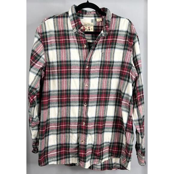 Red Head Brand Co. Button Down Flannel Shirt Men’s Size Large - Picture 1 of 3